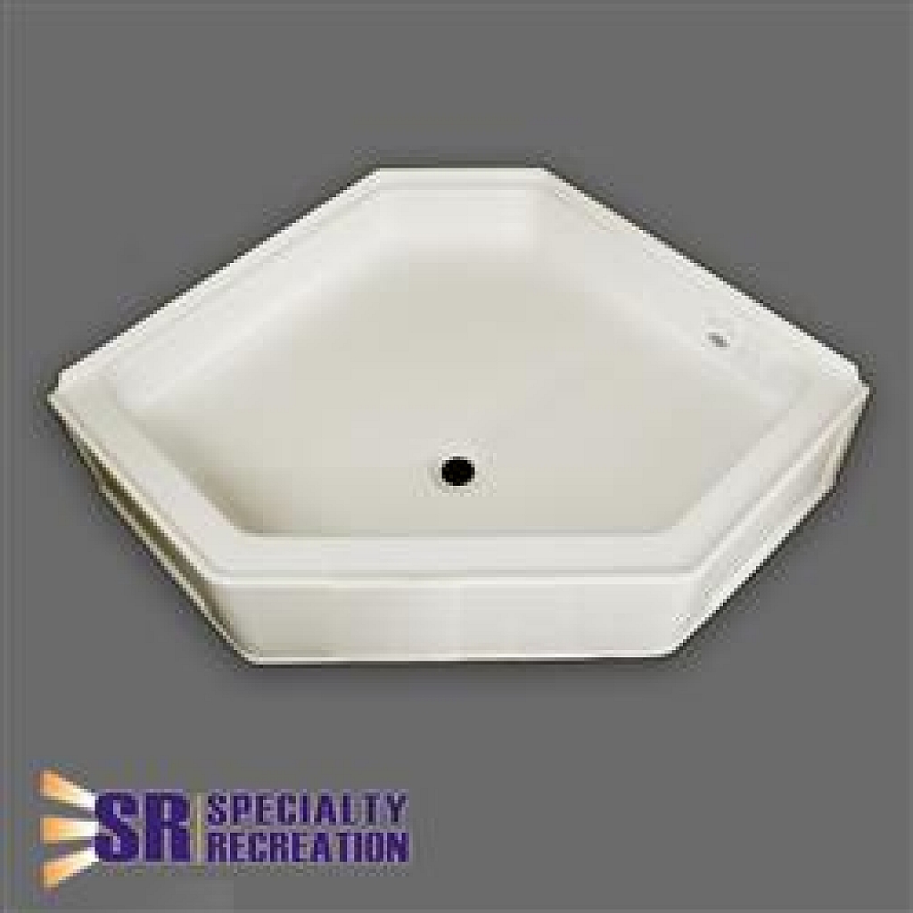 Specialty Recreation Shower Pan Neo-Angle 32 Inch x 32 Inch Parchment White - NSB3232PC Questions & Answers