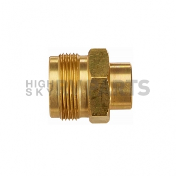 Marshall Excelsior Propane Adapter - Brass Female Threads Male Threads - ME492 Questions & Answers